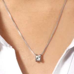 Silver Studded Necklace