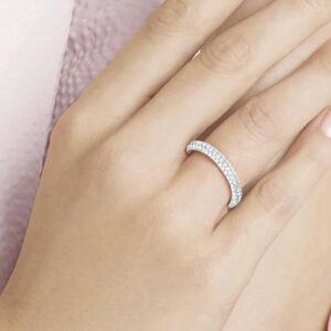 Rhodium Silver Ring