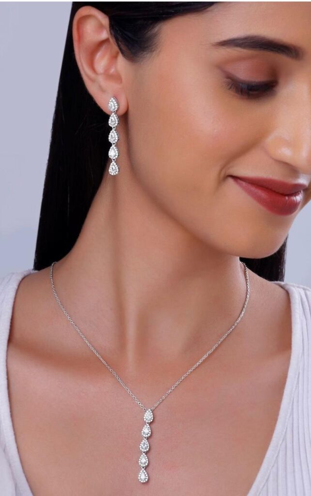 Silver and Rhodium Jewellery Pieces 